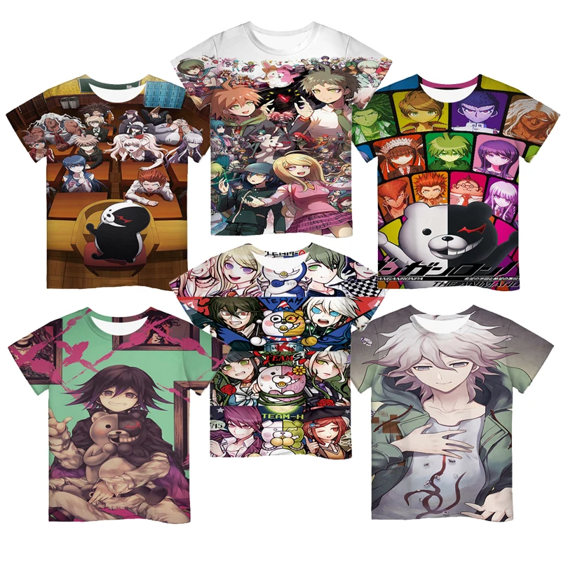 2020 Summer Boys Game Danganronpa T Shirt Colorful 3D Printed Girls Streetwear Children Kids Clothes Baby Funny Tshirt O-Neck
2020 Summer Boys Game Danganronpa T Shirt Colorful 3D Printed Girls Streetwear Children Kids Clothes Baby Funny Tshirt O-Neck