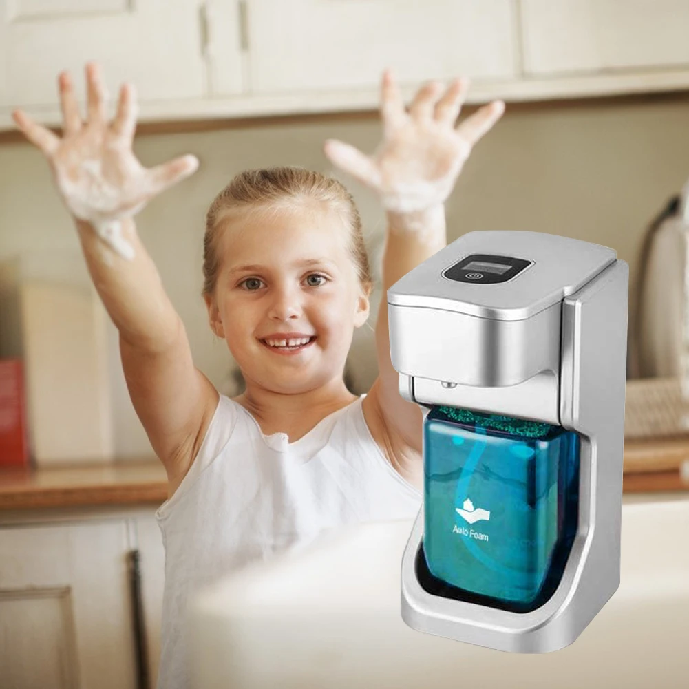 500ml Automatic Foam Soap Dispenser Smart Sensor Induction Hand Sanitizer Dispenser Touchless Automatic Soap Infrared Sensor
500ml Automatic Foam Soap Dispenser Smart Sensor Induction Hand Sanitizer Dispenser Touchless Automatic Soap Infrared Sensor