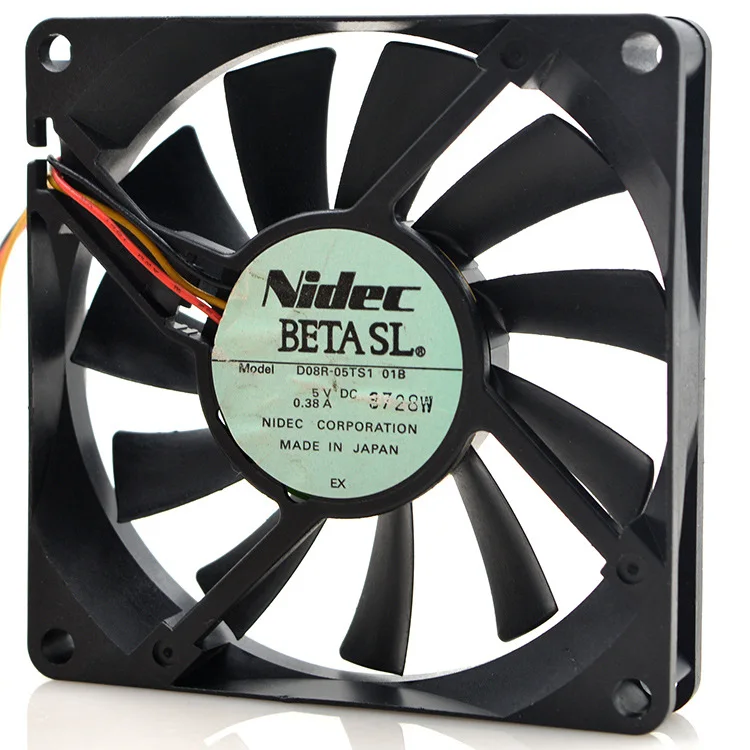 Для NIDEC D08R 05TS1 01B 8015 5V 0.38A 8CM доступен вентилятор теплоотвода с USB интерфейсом|Кулеры
