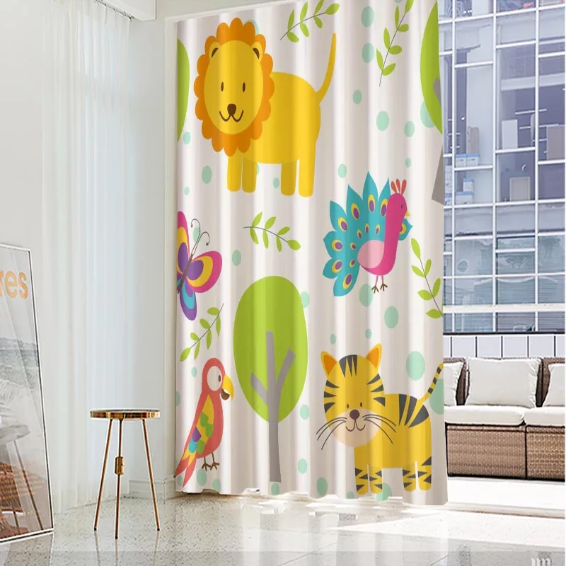 Animal Pattern Windows Curtain Cartoon Style Nylon Fabric For Bedroom Decoration 160x280cm,180x280cm Customizable Size Curtain
Animal Pattern Windows Curtain Cartoon Style Nylon Fabric For Bedroom Decoration 160x280cm,180x280cm Customizable Size Curtain