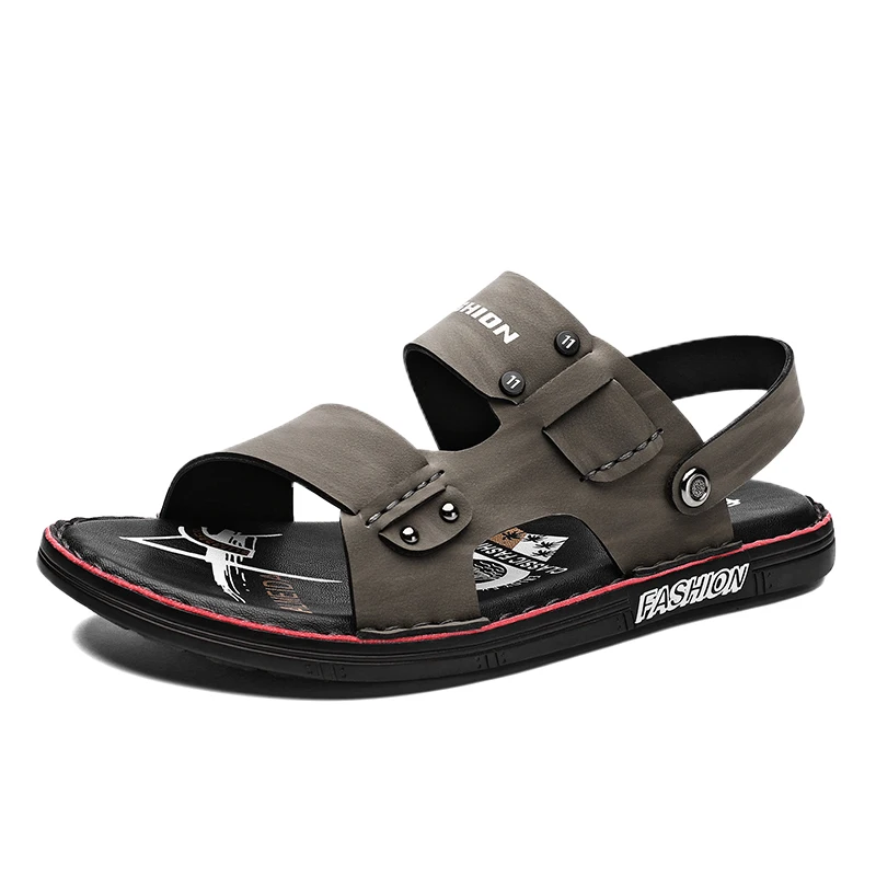 Mens Sandals Summer Shoes Non-Slip Genuine Leather Breathable Cowhide Patch Mesh Loop Toe Quick Drying 2021 New Brands 38-44
Mens Sandals Summer Shoes Non-Slip Genuine Leather Breathable Cowhide Patch Mesh Loop Toe Quick Drying 2021 New Brands 38-44