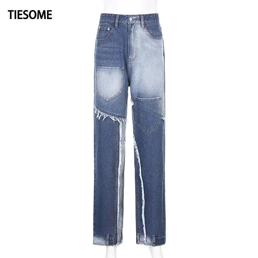 TIESOME Jeans Pants Women Fashion Pants Summer Autumn Trousers With Chain Design Casual Female High Waist Trouser Female Bottom 
TIESOME Jeans Pants Women Fashion Pants Summer Autumn Trousers With Chain Design Casual Female High Waist Trouser Female Bottom