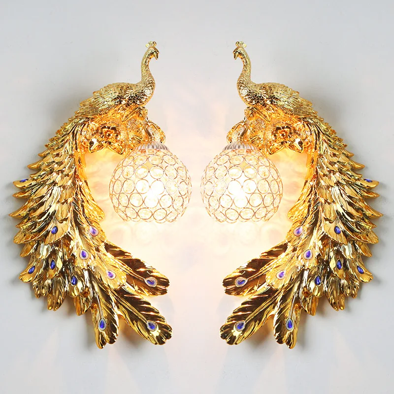 Nordic Luxury LED Wall Lamps for Living Room Decor Peacock Lampshade Wall Light Bedroom Bedside Kitchen Indoor Wall Sconce Lamp
Nordic Luxury LED Wall Lamps for Living Room Decor Peacock Lampshade Wall Light Bedroom Bedside Kitchen Indoor Wall Sconce Lamp