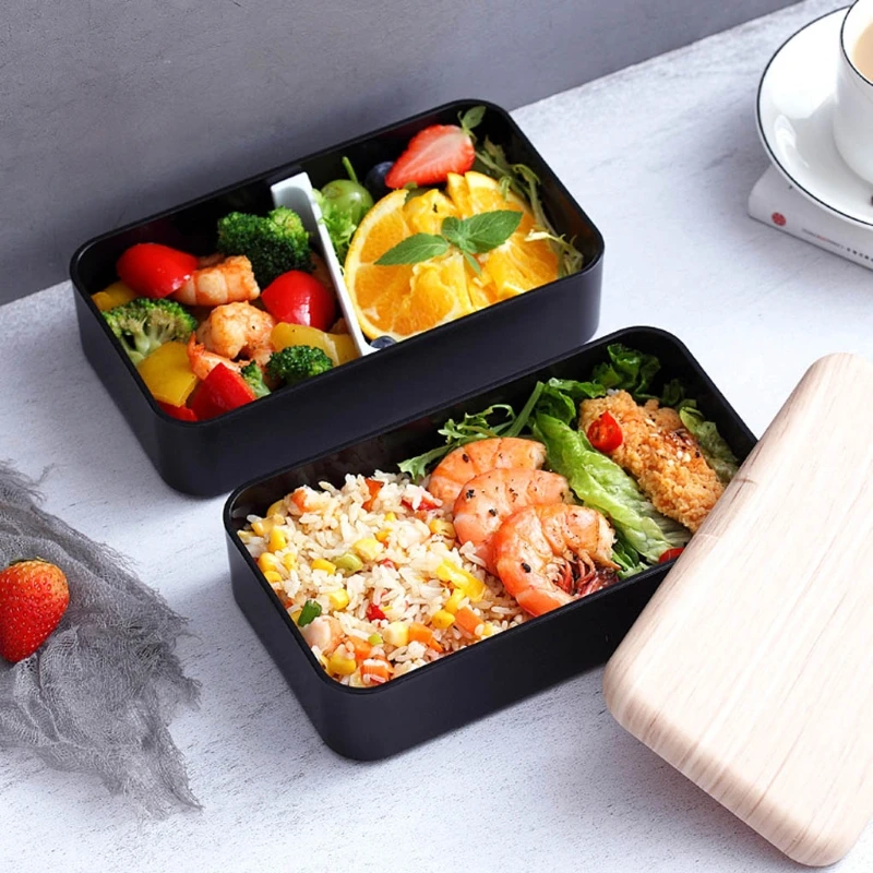 D7WA Wooden Cover Double-layer PS PP PE Material Lunch Boxes Microwavable Student Lunch Box with Lid Portable Adult Lunch Box
D7WA Wooden Cover Double-layer PS PP PE Material Lunch Boxes Microwavable Student Lunch Box with Lid Portable Adult Lunch Box