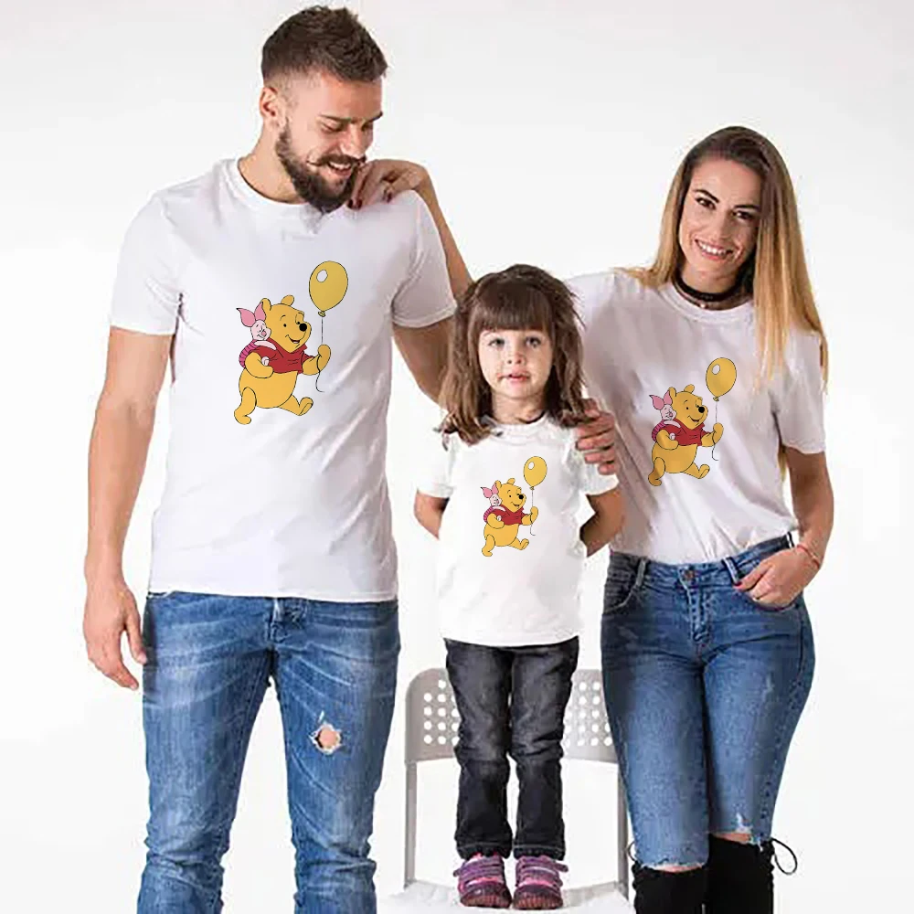 Disney Kids Girl Shirt Pooh Bear and Piglet Have Fun Print Tee Shirt Dad Daughter Mom Equal Clothes Family Look Winnie the Pooh
Disney Kids Girl Shirt Pooh Bear and Piglet Have Fun Print Tee Shirt Dad Daughter Mom Equal Clothes Family Look Winnie the Pooh
