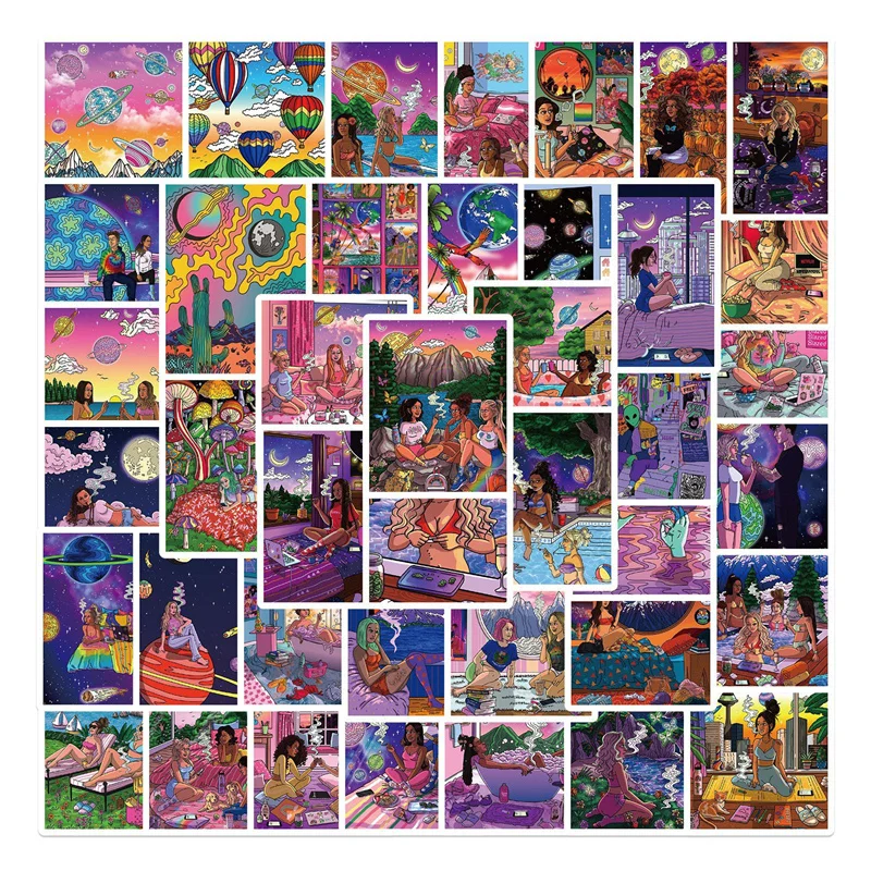 10/30/50PCS anime aesthetics illustration graffiti stickers luggage skateboard helmet hand account decoration stickers wholesale
10/30/50PCS anime aesthetics illustration graffiti stickers luggage skateboard helmet hand account decoration stickers wholesale