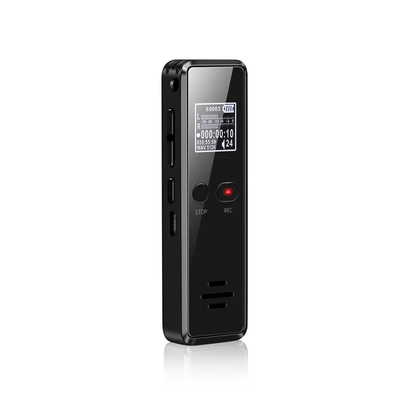 Micro Digital Voice Activated Recorder Dictaphone Long Distance Audio One-button Recording MP3 Player Noise Reduction WAV Record
Micro Digital Voice Activated Recorder Dictaphone Long Distance Audio One-button Recording MP3 Player Noise Reduction WAV Record