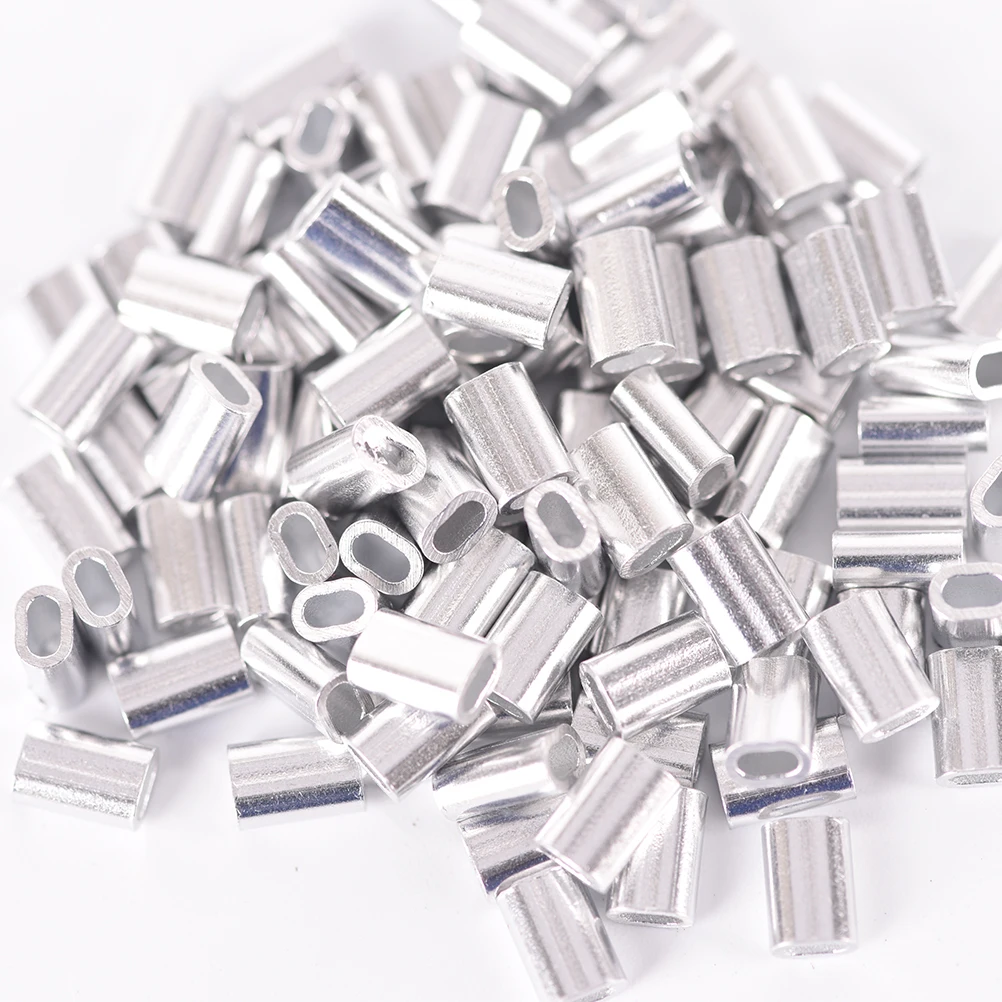 1.0mm 1.2mm 1.5mm Premium Single Aluminum sleeves for monofilament Rigging Trace Leader Crimps 100pcs
1.0mm 1.2mm 1.5mm Premium Single Aluminum sleeves for monofilament Rigging Trace Leader Crimps 100pcs