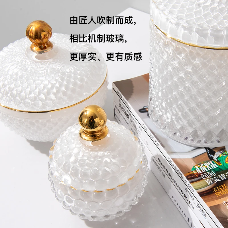 Rzone/Modern Simple and Light Luxury Glass Jewelry Box Storage Box Pearl White Gold Plated Soft Home Decoration Ornaments TZ
Rzone/Modern Simple and Light Luxury Glass Jewelry Box Storage Box Pearl White Gold Plated Soft Home Decoration Ornaments TZ