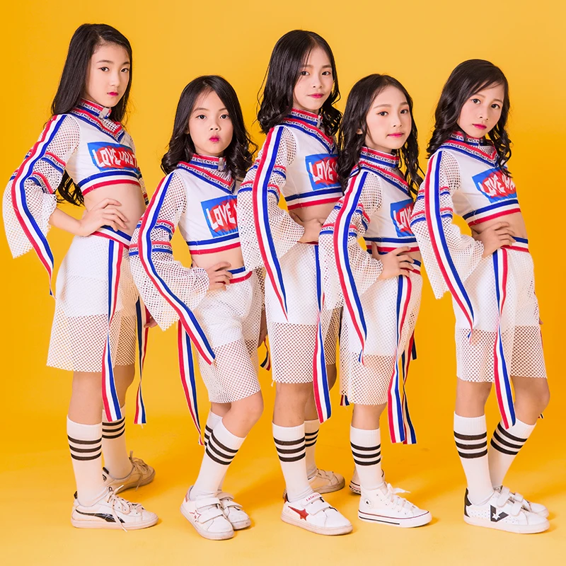 Children Jazz Modern Dance Costumes For Girls Loose Hiphop Suit Performance Rave Clothes Hip Hop Dancing Stage Wear
Children Jazz Modern Dance Costumes For Girls Loose Hiphop Suit Performance Rave Clothes Hip Hop Dancing Stage Wear