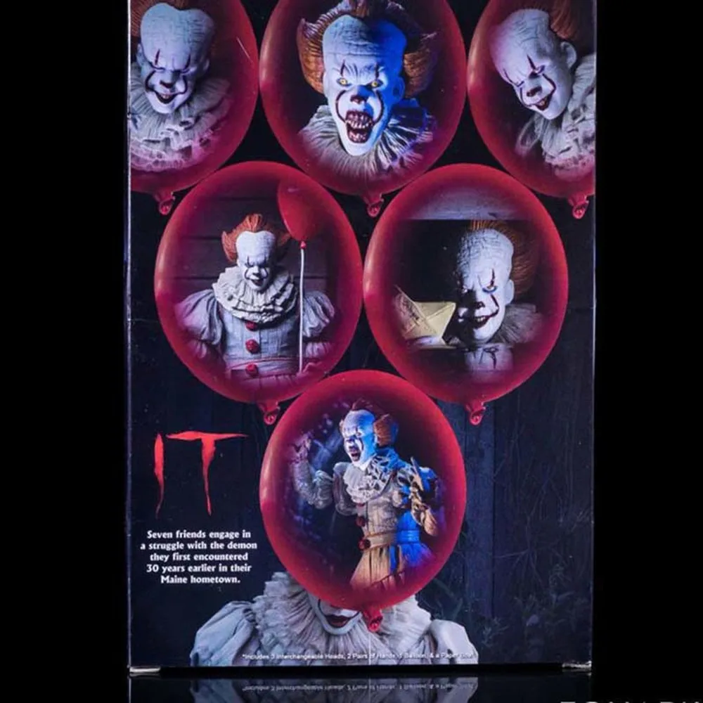 Movie Stephen King's It Pennywise Action Toy Figure 18CM PVC Model Toys Boys and Grils Halloween Gifts
Movie Stephen King's It Pennywise Action Toy Figure 18CM PVC Model Toys Boys and Grils Halloween Gifts