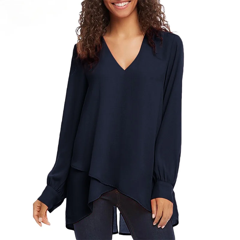 Womens 2021summer Fashion Blouse Lady Irregular V Neck Tunic Plus Size Puff Sleeves High Low Tops 5XL Casual Solid Blusa
Womens 2021summer Fashion Blouse Lady Irregular V Neck Tunic Plus Size Puff Sleeves High Low Tops 5XL Casual Solid Blusa