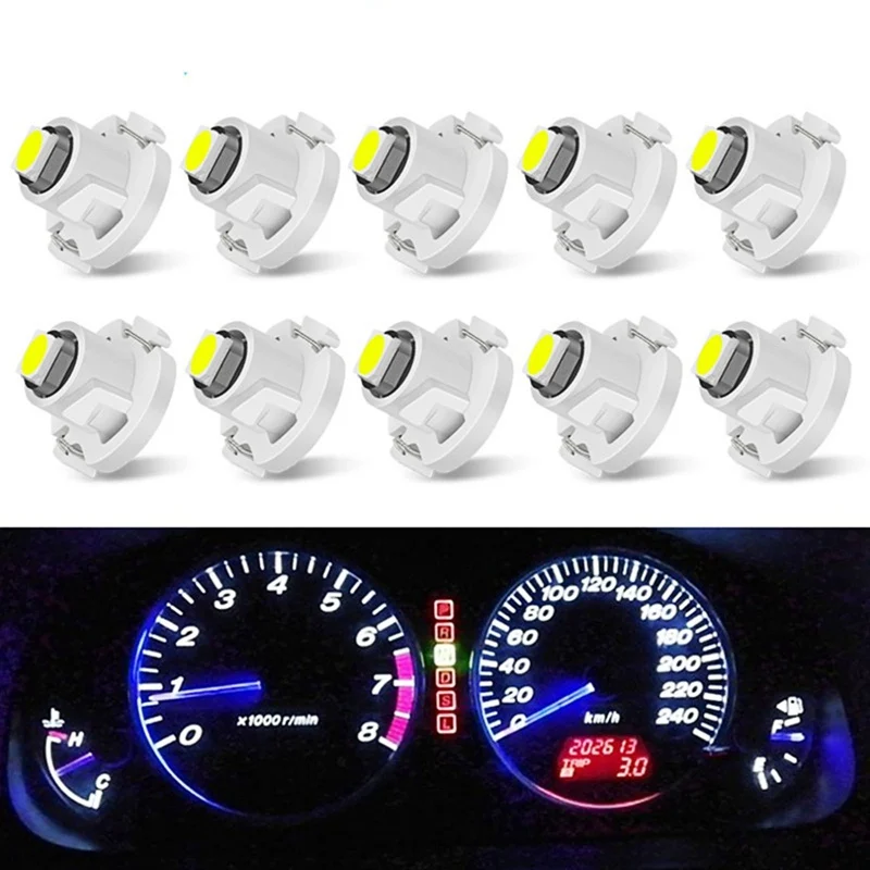 10 Pieces T3 T4.2 T7 Wedge 1SMD LED Car Cluster Dash Climate Light Bulbs Super Bright Instrument Indicator Auto Speedometer Lamp
10 Pieces T3 T4.2 T7 Wedge 1SMD LED Car Cluster Dash Climate Light Bulbs Super Bright Instrument Indicator Auto Speedometer Lamp