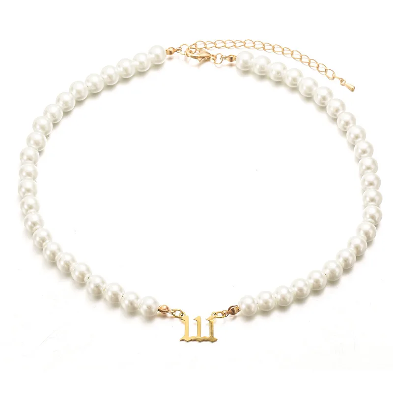 SANSANGO Angel Number Stainless Steel Necklaces 111 222 333 Imitation Pearl Choker Necklace Women Fashion Jewelry
SANSANGO Angel Number Stainless Steel Necklaces 111 222 333 Imitation Pearl Choker Necklace Women Fashion Jewelry