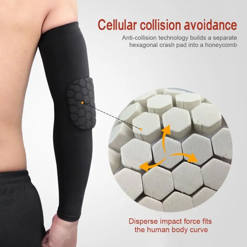New Elbow Pads Protector Sports Arm Guard Honeycomb Anti-Collision Pressure Protection Elbow Cover Sleeve Cycling Arm Sleeve
New Elbow Pads Protector Sports Arm Guard Honeycomb Anti-Collision Pressure Protection Elbow Cover Sleeve Cycling Arm Sleeve