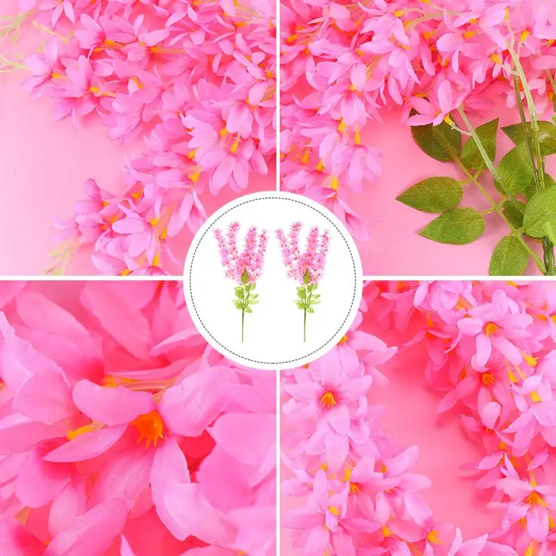 2pcs Simulation Flower String Wedding Flower Ornament Decorative Flower For Home Desktop Decoration
2pcs Simulation Flower String Wedding Flower Ornament Decorative Flower For Home Desktop Decoration