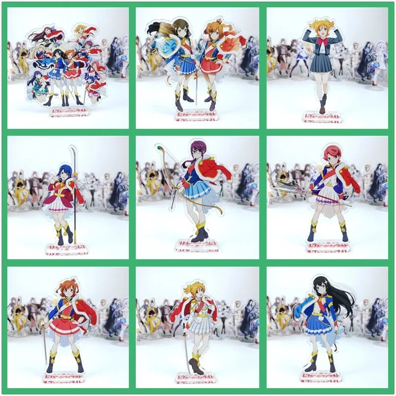 Аниме Shoujo Kageki Revue Starlight фигурка Косплей игрушка Aijo Karen Kagura Hikari Maya Junna Mahiru акриловая
