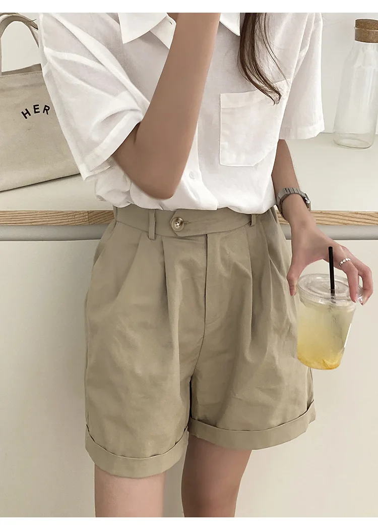 2021 Women High Waist Summer Shorts Stretch Women Casual Mini Length Shorts Cotton Material Women Shorts Pantalones Feminino
2021 Women High Waist Summer Shorts Stretch Women Casual Mini Length Shorts Cotton Material Women Shorts Pantalones Feminino