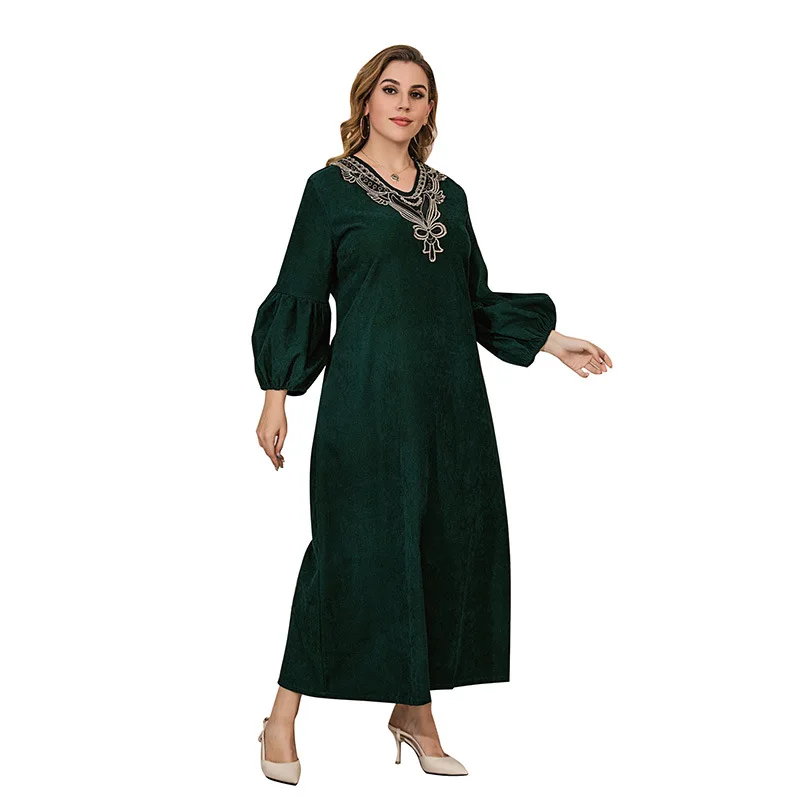 DOIB Women Green Long Dress Solid Green Lantern Full Sleeve Plus Size Dreess Knited Vintage 2021 Office Lady Dress
DOIB Women Green Long Dress Solid Green Lantern Full Sleeve Plus Size Dreess Knited Vintage 2021 Office Lady Dress