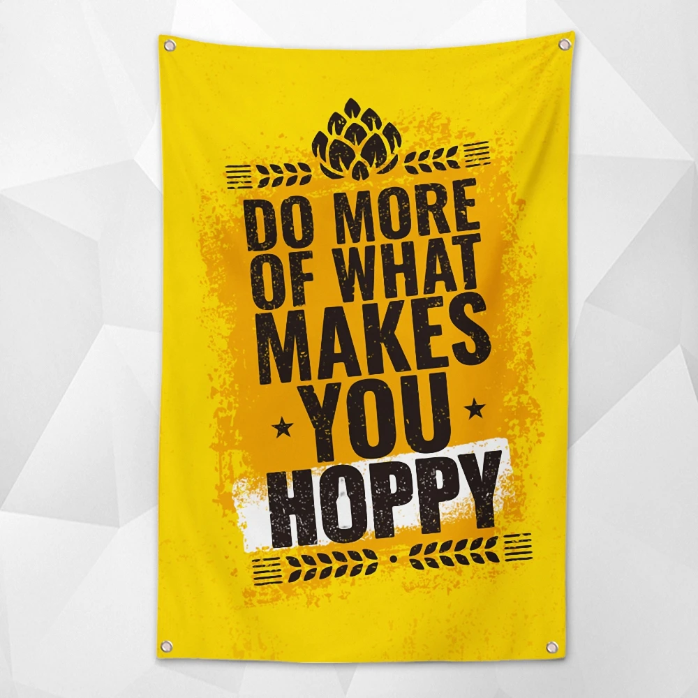 DO MORE OF WHAT MAKES YOU HOPPY Shabby Retro Banner Wall Art Bar Winery Home Decoration Beer Day Poster Hanging Chart Flag Gift
DO MORE OF WHAT MAKES YOU HOPPY Shabby Retro Banner Wall Art Bar Winery Home Decoration Beer Day Poster Hanging Chart Flag Gift