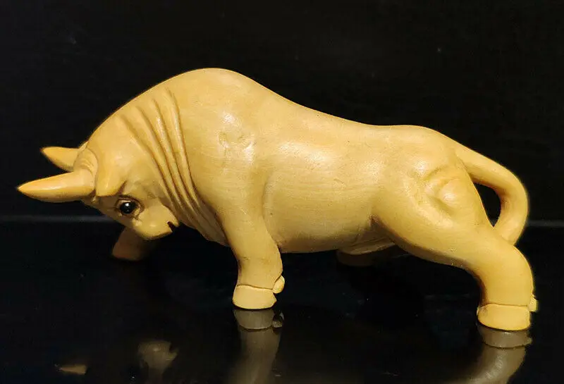 2-Дюймовая японская резная вручную скульптура Netsuke из бокса, миниатюрная Милая буйвола Ox - # C088
2-Дюймовая японская резная вручную скульптура Netsuke из бокса, миниатюрная Милая буйвола Ox - # C088