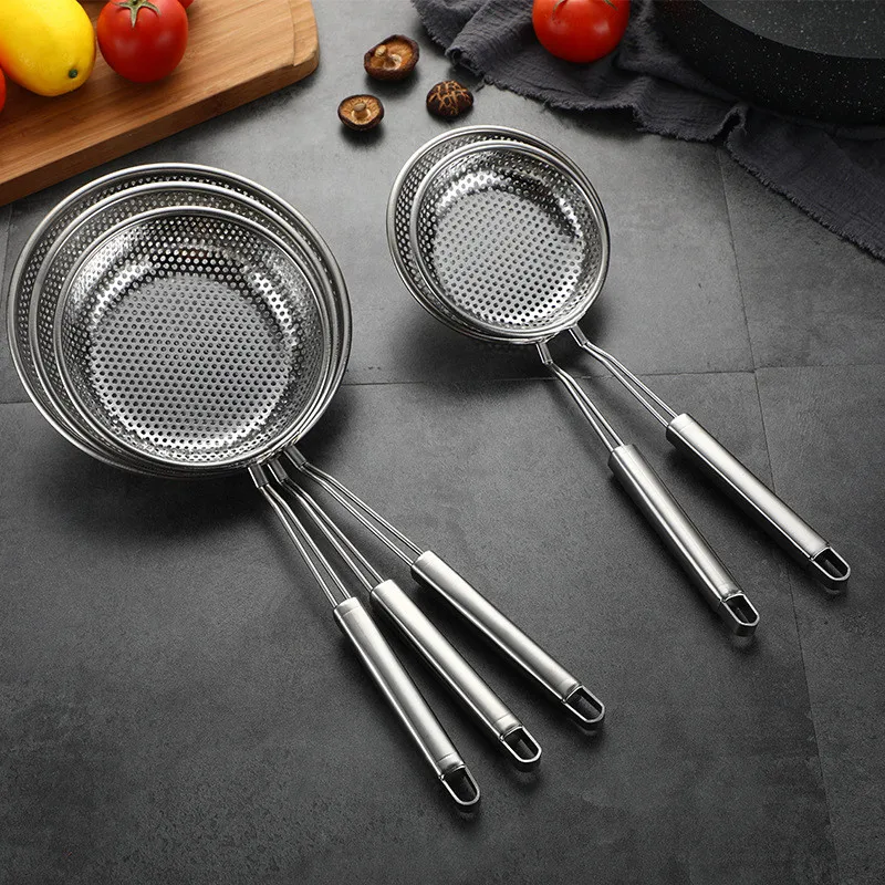 304 Stainless Steel Flat-Bottom Colander Hot Pot Fat Skimmer Spoon for Everyday Frying Steaming and Scooping Kitchen Tool
304 Stainless Steel Flat-Bottom Colander Hot Pot Fat Skimmer Spoon for Everyday Frying Steaming and Scooping Kitchen Tool