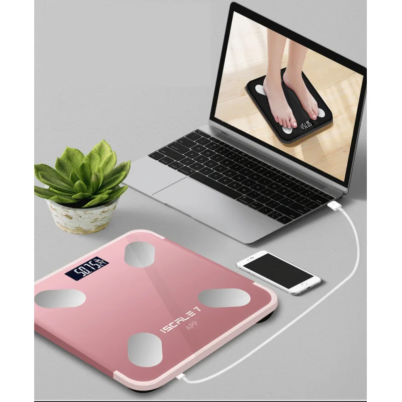 Bathroom Body Fat BMI Scale Digital Human Weight Mi Scales Floor Lcd Display Body Index Electronic Smart Weighing Scales USB
Bathroom Body Fat BMI Scale Digital Human Weight Mi Scales Floor Lcd Display Body Index Electronic Smart Weighing Scales USB