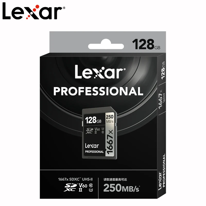 Professional SD Card 1667X SDXC UHS-II 64GB 128GB 256GB Class 10 U3 V60 Micro SD Card Adapter Reader High Speed Camera Video 4K 
Professional SD Card 1667X SDXC UHS-II 64GB 128GB 256GB Class 10 U3 V60 Micro SD Card Adapter Reader High Speed Camera Video 4K