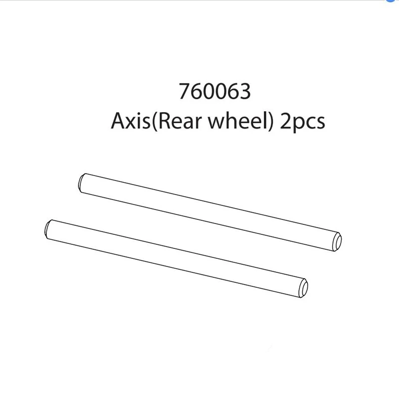 760063 Turbo Racing 1:76 C72 запасные части для радиоуправляемых автомобилей ось (заднее
