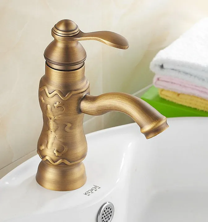 Vintage Retro Antique Brass Single Handle One Hole Bathroom Basin Sink Faucet Mixer Water Tap Deck Mounted man005
Vintage Retro Antique Brass Single Handle One Hole Bathroom Basin Sink Faucet Mixer Water Tap Deck Mounted man005