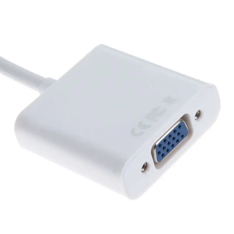Топ 1080P Micro-HDMI/Mini HDMI/HDMI к VGA конвертер адаптер с аудио-видео кабелем черный и белый |