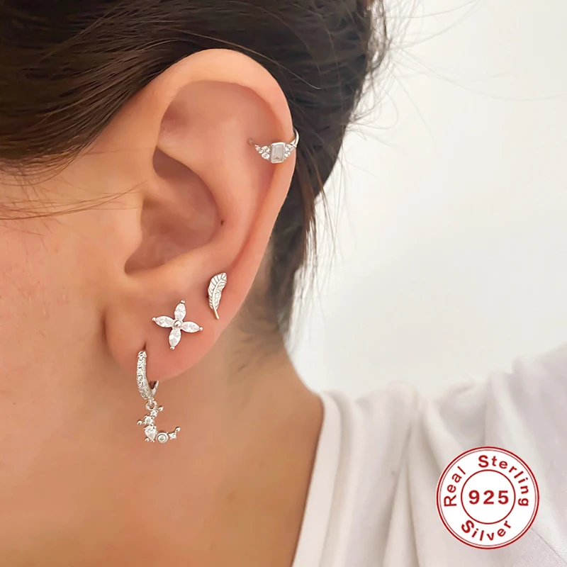 Aide 925 Sterling Silver Drop Earrings Snowflake CZ Pendant Huggie Earring Fine Jewelry For Women Girl Party Gift pendientes W4
Aide 925 Sterling Silver Drop Earrings Snowflake CZ Pendant Huggie Earring Fine Jewelry For Women Girl Party Gift pendientes W4