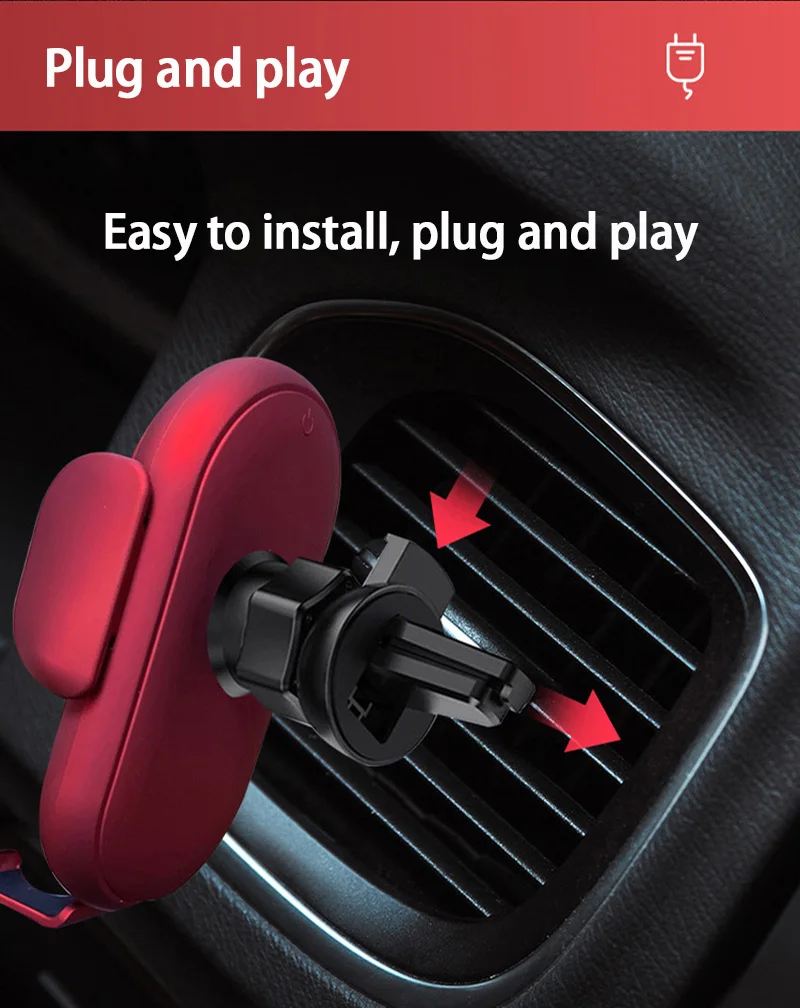 Smart Car Wireless Charger Magnetic 10W Wireless Fast Charging Device For iPhone12 Huawei Mate 30 Pro Xiaomi9 phones
Smart Car Wireless Charger Magnetic 10W Wireless Fast Charging Device For iPhone12 Huawei Mate 30 Pro Xiaomi9 phones