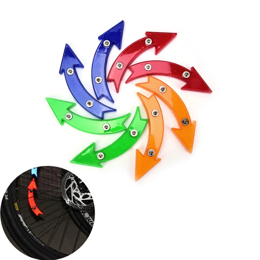 2Pcs Bike Bicycle Wheel Spoke Reflective Reflector Arrow Shape Bike Cycling Bicycle Safe And Warning light lamp
2Pcs Bike Bicycle Wheel Spoke Reflective Reflector Arrow Shape Bike Cycling Bicycle Safe And Warning light lamp