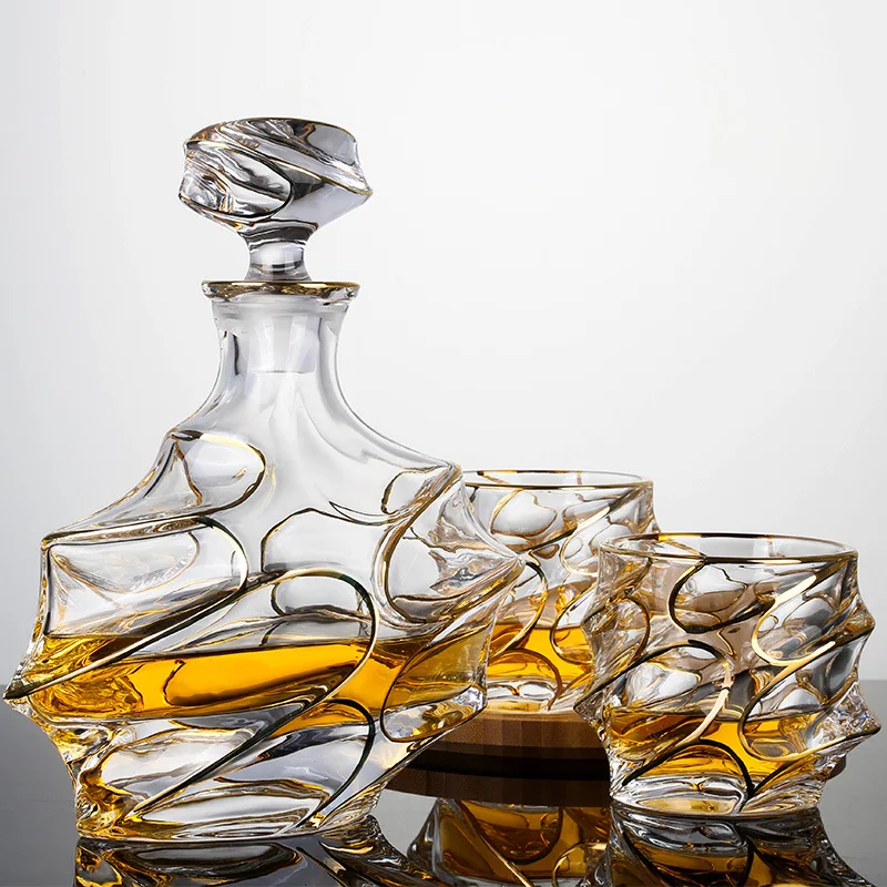 Whiskey Decanter And Glasses Bar Set, Includes Whisky Decanter And 6 Cocktail Glasses - 7 Piece Set 200829-15
Whiskey Decanter And Glasses Bar Set, Includes Whisky Decanter And 6 Cocktail Glasses - 7 Piece Set 200829-15