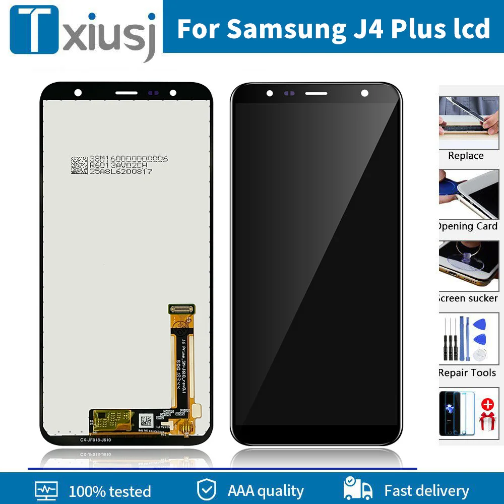 6.0" For Samsung Galaxy J4+ J4 Plus LCD Display Touch Screen Digitizer Assembly For Samsung J4 Plus J415 J415F J410 Screen 
6.0" For Samsung Galaxy J4+ J4 Plus LCD Display Touch Screen Digitizer Assembly For Samsung J4 Plus J415 J415F J410 Screen
