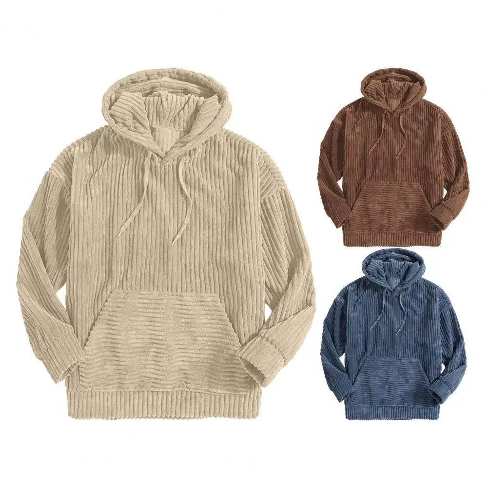 New Casual Solid Color Corduroy Hoodies For Men 2021 Autumn Winter Fashion Drawstring Hooded Sweatshirt Male Harajuku Loose Tops
New Casual Solid Color Corduroy Hoodies For Men 2021 Autumn Winter Fashion Drawstring Hooded Sweatshirt Male Harajuku Loose Tops