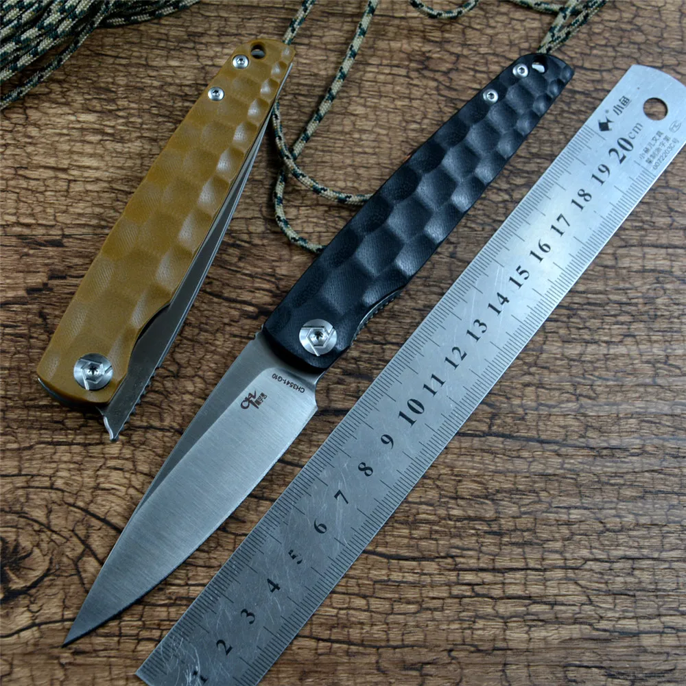 CH3541G10 Flipper D2 Satin Blade G10 Handle Utility Outdoor Camping Hunting Pocket Knife Gift Box
CH3541G10 Flipper D2 Satin Blade G10 Handle Utility Outdoor Camping Hunting Pocket Knife Gift Box