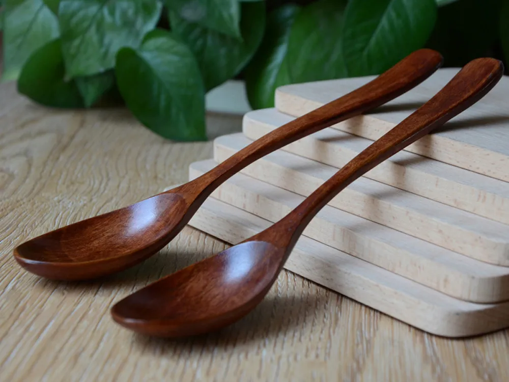 Горячая Распродажа Лот деревянная ложка из бамбука Кухня Пособия по кулинарии
