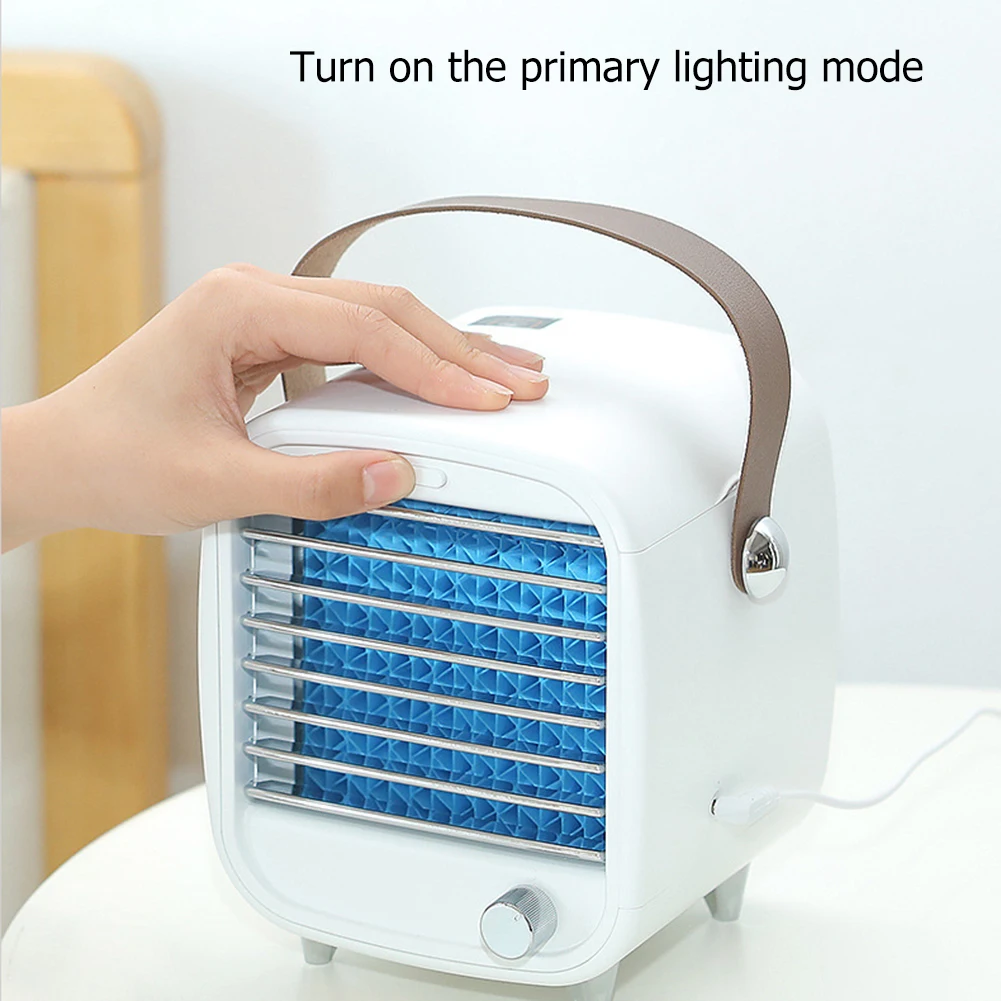 Portable Mini Air Conditioner Fan Stepless USB Air Cooler Quick Cooling LED Humidifier Purifier Home Office Desktop Cooler
Portable Mini Air Conditioner Fan Stepless USB Air Cooler Quick Cooling LED Humidifier Purifier Home Office Desktop Cooler