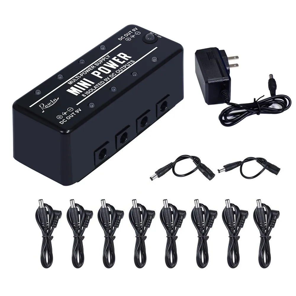Rowin LEF-329 Mini Power Pedal Guitar Pedals Power Supply Multi Circuit Power 8 Isolated 9V Output With Short Circuit Protect
Rowin LEF-329 Mini Power Pedal Guitar Pedals Power Supply Multi Circuit Power 8 Isolated 9V Output With Short Circuit Protect