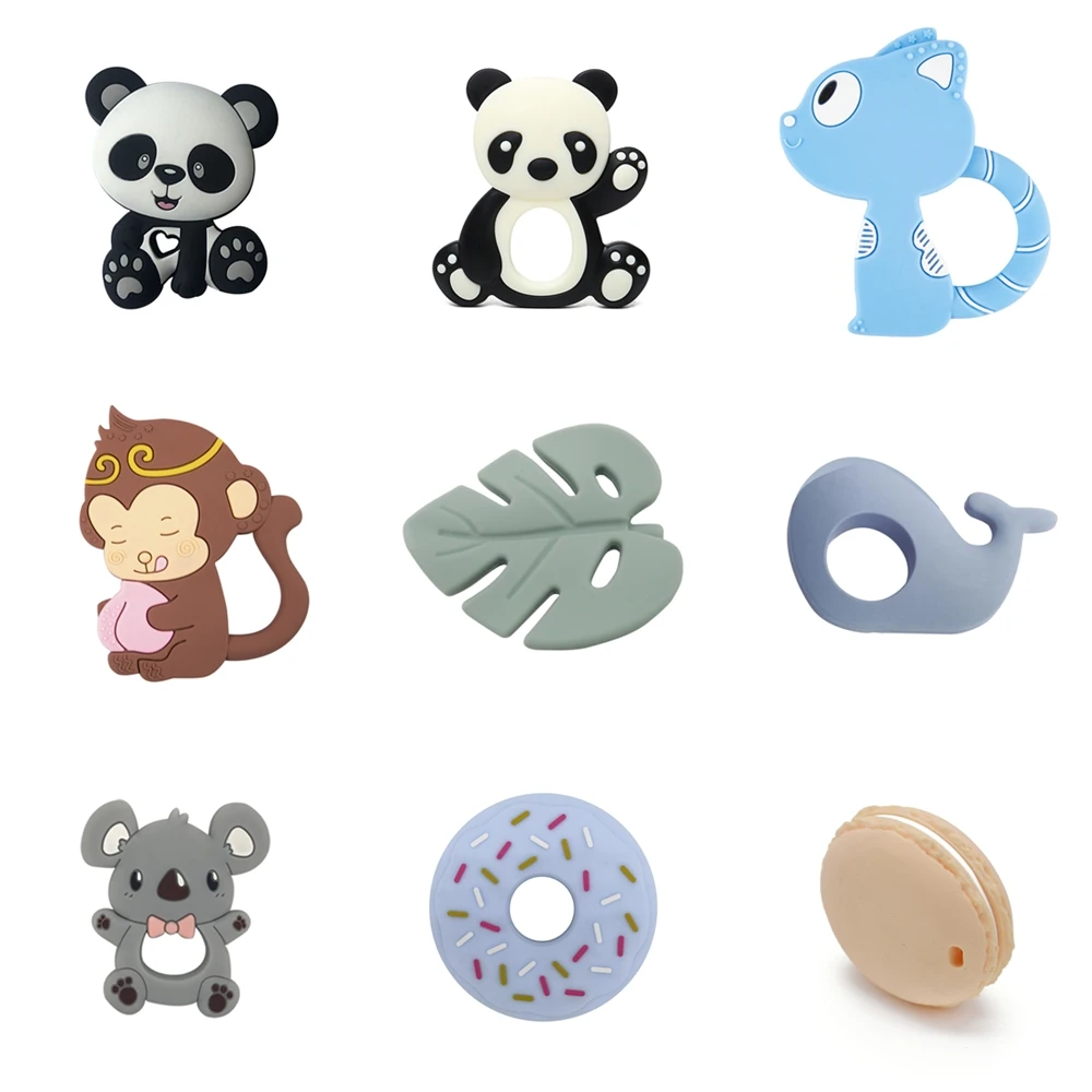 1pc BPA Free Food Grade Silicone Teethers Animals Panda Shaped Pacifier Clips Baby Teething Babies Accessories Products
1pc BPA Free Food Grade Silicone Teethers Animals Panda Shaped Pacifier Clips Baby Teething Babies Accessories Products