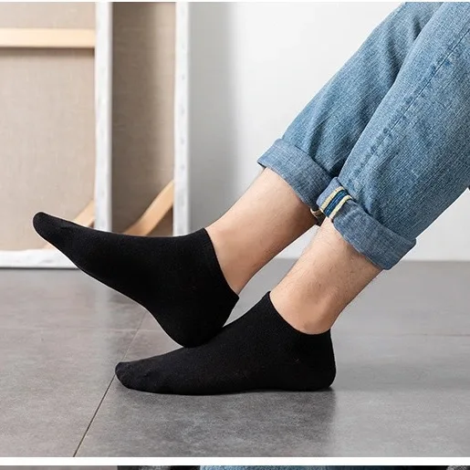 5Pair=10Pcs/Lot Mens Socks Cotton Large Size 38-41 Black Business Men's Cotton Socks Boat Socks Short Men Socks Summer Male
5Pair=10Pcs/Lot Mens Socks Cotton Large Size 38-41 Black Business Men's Cotton Socks Boat Socks Short Men Socks Summer Male
