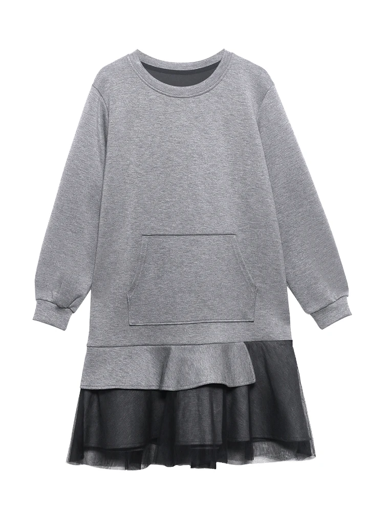 SuperAen 2021 Spring O Neck Full Ruffled Patchwork Casual Straight Woman Dress
SuperAen 2021 Spring O Neck Full Ruffled Patchwork Casual Straight Woman Dress