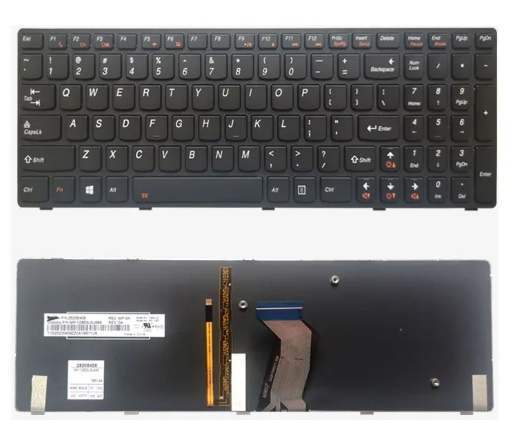 Suitable for Lenovo Y580 Y590 laptop keyboard with backlight brand new 
Suitable for Lenovo Y580 Y590 laptop keyboard with backlight brand new