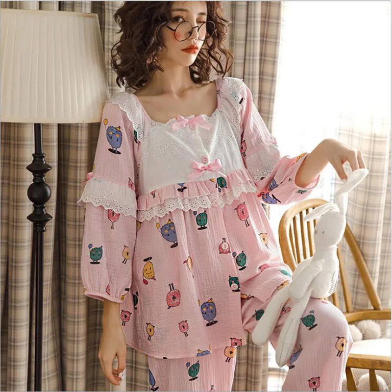Cotton maternity nursing sleepwear summer pregnant women fashion pregnant women breastfeeding pajamas feeding clothes X107
Cotton maternity nursing sleepwear summer pregnant women fashion pregnant women breastfeeding pajamas feeding clothes X107