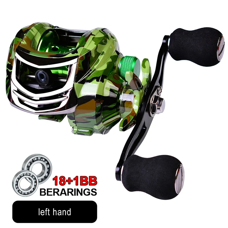 Water Drop Wheel Fishing Wheelgreen7.1:1 High Speed RatioNumber Of Bearings:18+1The Braking 10 Gear Is 10KG 
Water Drop Wheel Fishing Wheelgreen7.1:1 High Speed RatioNumber Of Bearings:18+1The Braking 10 Gear Is 10KG