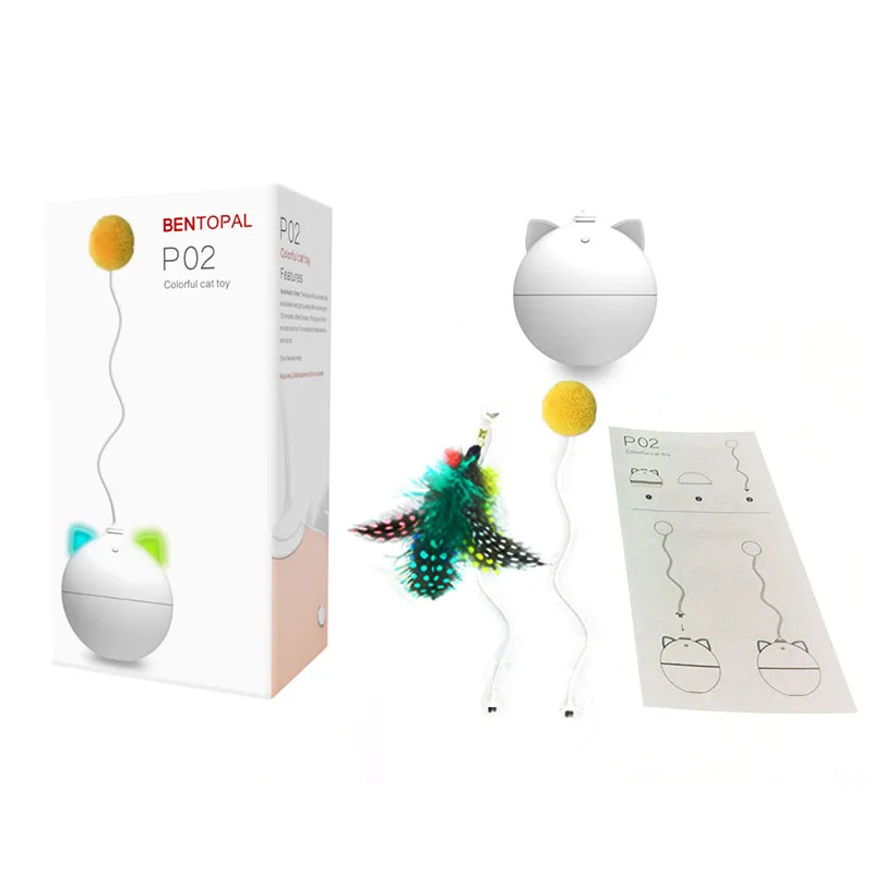 Automatic Cat Toy Ball Rolling Colorful Led Ear Cat Toys Interactive Electric Cat Stick Toy Pet Gatos Productos Para Mascotas
Automatic Cat Toy Ball Rolling Colorful Led Ear Cat Toys Interactive Electric Cat Stick Toy Pet Gatos Productos Para Mascotas