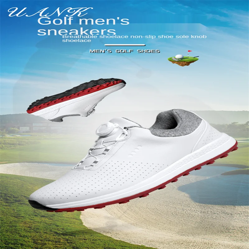 UANK Golf Shoes Men Waterproof Sports Shoes Knobs Buckle Shoes Mesh Lining Breathable Slip Resistant Sneakers For Male Outdoor
UANK Golf Shoes Men Waterproof Sports Shoes Knobs Buckle Shoes Mesh Lining Breathable Slip Resistant Sneakers For Male Outdoor