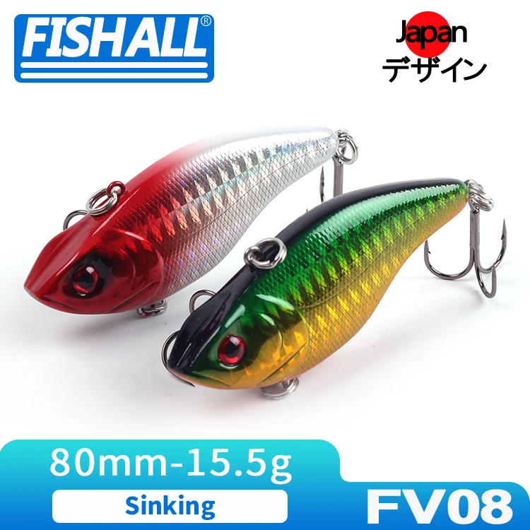 Japan Designed Ms Vibration Sinking Vibration 80mm 15.5g Hard Plastic Wobbler Bait For Bass Pike With Fin
Japan Designed Ms Vibration Sinking Vibration 80mm 15.5g Hard Plastic Wobbler Bait For Bass Pike With Fin